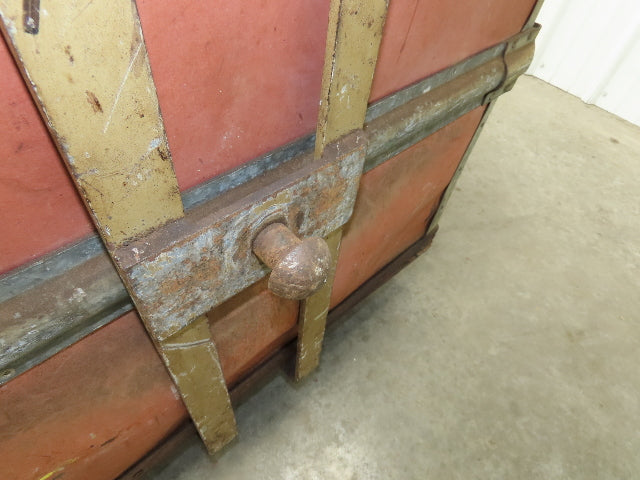InsulFab Plastics Tobacco Rolling Cart Factory Bin Basket Storage Sutliff Red