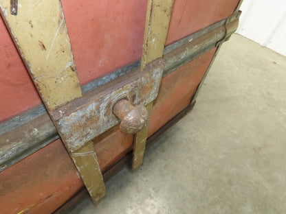 InsulFab Plastics Tobacco Rolling Cart Factory Bin Basket Storage Sutliff Red