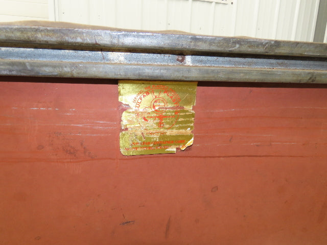 InsulFab Plastics Tobacco Rolling Cart Factory Bin Basket Storage Sutliff Red