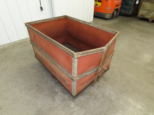 InsulFab Plastics Tobacco Rolling Cart Factory Bin Basket Storage Sutliff Red