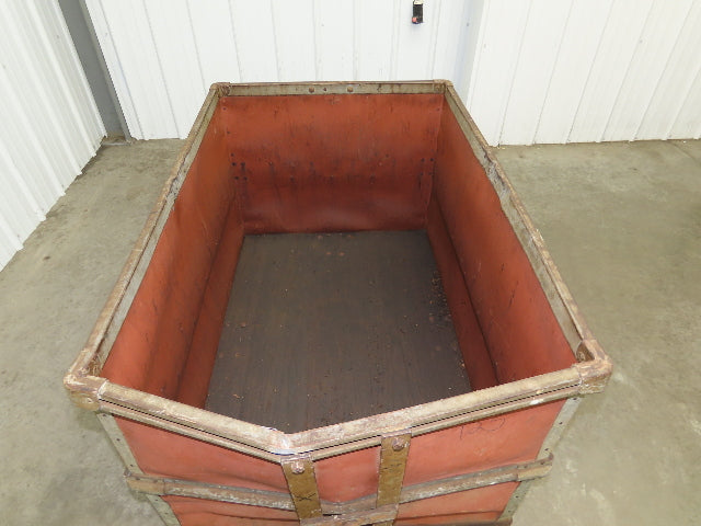 InsulFab Plastics Tobacco Rolling Cart Factory Bin Basket Storage Sutliff Red