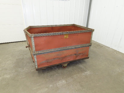 InsulFab Plastics Tobacco Rolling Cart Factory Bin Basket Storage Sutliff Red