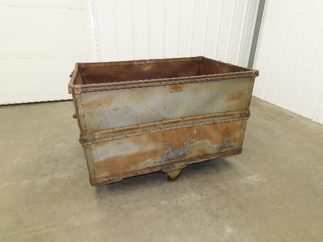 Diamond Fibre Tobacco Rolling Cart Factory Bin Storage Sutliff Vintage Gray