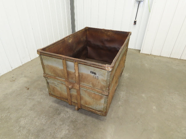 Diamond Fibre Tobacco Rolling Cart Factory Bin Storage Sutliff Vintage Gray