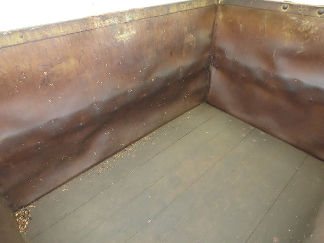 Diamond Fibre Tobacco Rolling Cart Factory Bin Storage Sutliff Vintage Gray