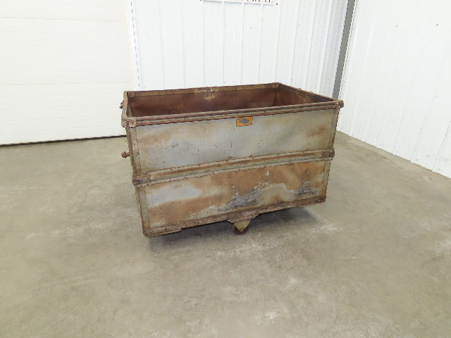 Diamond Fibre Tobacco Rolling Cart Factory Bin Storage Sutliff Vintage Gray