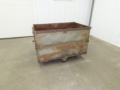 Diamond Fibre Tobacco Rolling Cart Factory Bin Storage Sutliff Vintage Gray