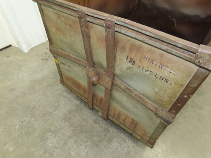 Diamond Fibre Tobacco Rolling Cart Factory Bin Storage Sutliff Vintage Steampunk
