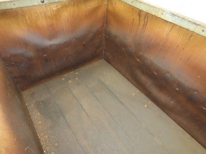 Diamond Fibre Tobacco Rolling Cart Factory Bin Storage Sutliff Vintage Steampunk