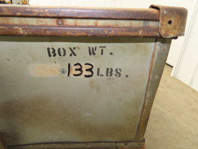 Diamond Fibre Tobacco Rolling Cart Factory Bin Storage Sutliff Vintage Steampunk