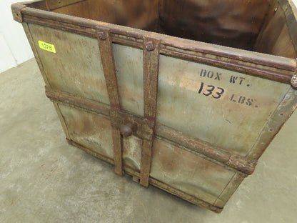 Diamond Fibre Tobacco Rolling Cart Factory Bin Storage Sutliff Vintage Steampunk
