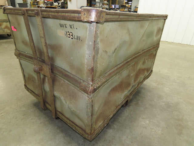 Diamond Fibre Tobacco Rolling Cart Factory Bin Storage Sutliff Vintage Steampunk