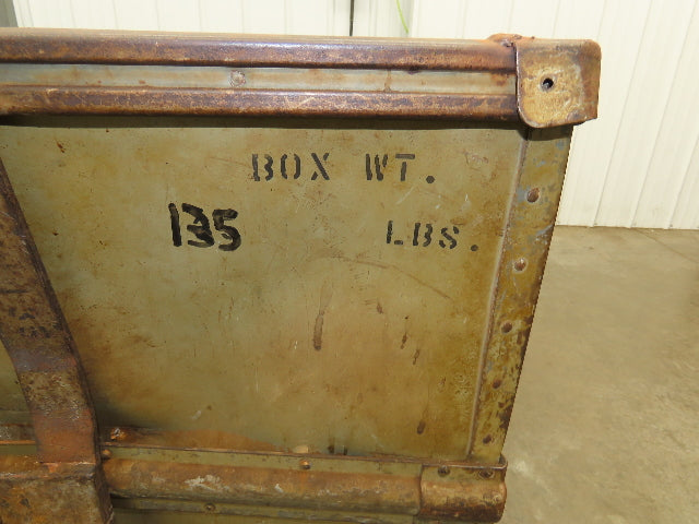 Diamond Fibre Tobacco Rolling Cart Factory Bin Storage Sutliff Vintage New Bolts