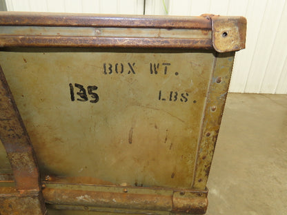 Diamond Fibre Tobacco Rolling Cart Factory Bin Storage Sutliff Vintage New Bolts