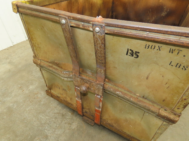 Diamond Fibre Tobacco Rolling Cart Factory Bin Storage Sutliff Vintage New Bolts