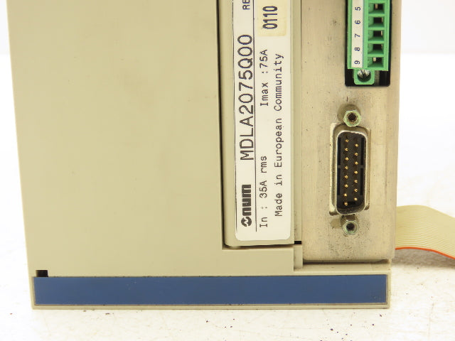 Num MDLA2075Q00 Servo Drive CNC Motor Module 460VAC 75A Rev 20