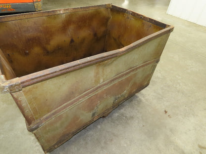 Diamond Fibre Tobacco Rolling Cart Factory Bin Storage Sutliff Vintage Bend Side