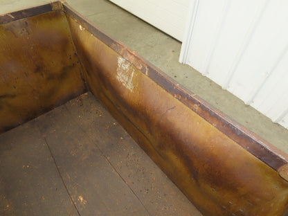 Diamond Fibre Tobacco Rolling Cart Factory Bin Storage Sutliff Vintage Bend Side