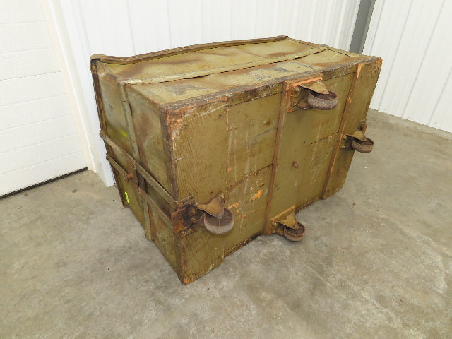 Diamond Fibre Tobacco Rolling Cart Factory Bin Storage Sutliff Vintage Bend Side