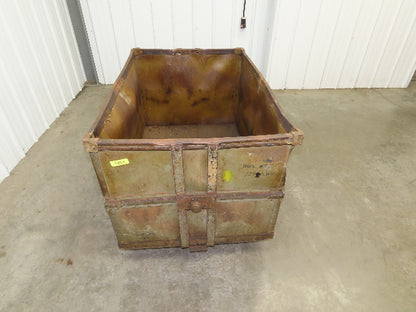 Diamond Fibre Tobacco Rolling Cart Factory Bin Storage Sutliff Vintage Bend Side