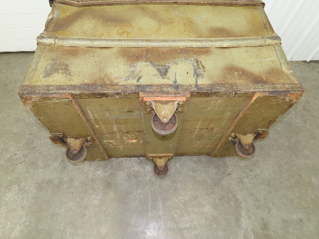 Diamond Fibre Tobacco Rolling Cart Factory Bin Storage Sutliff Vintage Bend Side