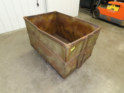 Diamond Fibre Tobacco Rolling Cart Factory Bin Storage Sutliff Vintage Bend Side