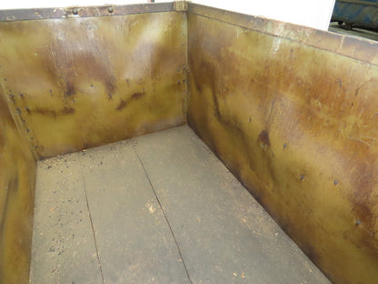 Diamond Fibre Tobacco Rolling Cart Factory Bin Storage Sutliff Vintage Bend Side