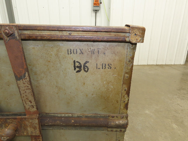 Diamond Fibre Tobacco Rolling Cart Factory Bin Storage Sutliff Vintage Bend Side