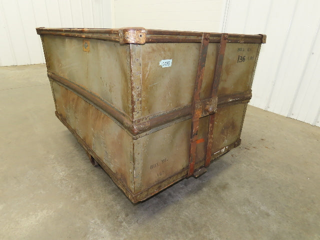 Diamond Fibre Tobacco Rolling Cart Factory Bin Storage Sutliff Vintage Bend Side