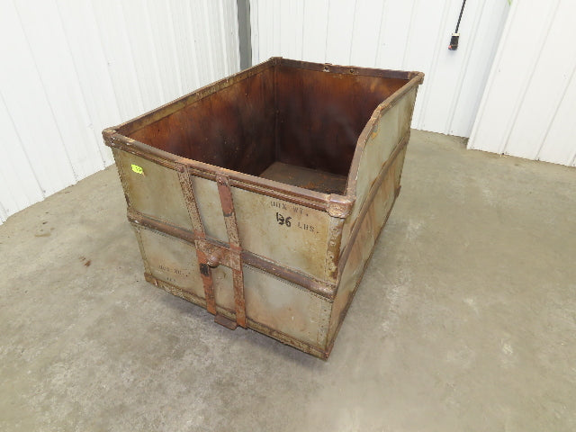 Diamond Fibre Tobacco Rolling Cart Factory Bin Storage Sutliff Vintage Bend Side