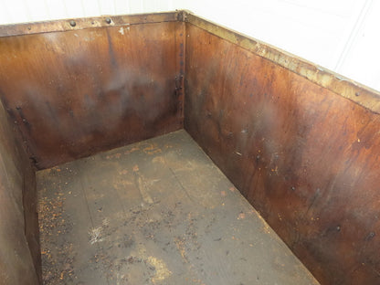 Diamond Fibre Tobacco Rolling Cart Factory Bin Storage Sutliff Vintage Bend Side