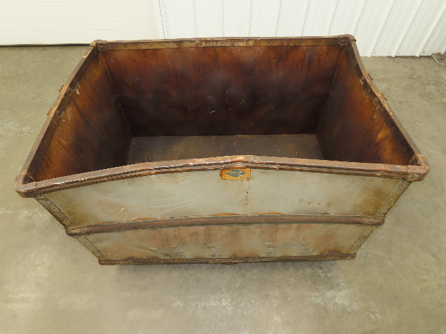 Diamond Fibre Tobacco Rolling Cart Factory Bin Storage Sutliff Vintage Bend Side