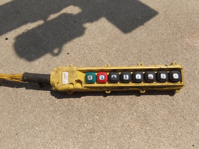 Harrington 2 Ton Top Running Bridge Crane 26' Span 2 Speed Hoist 12' Lift