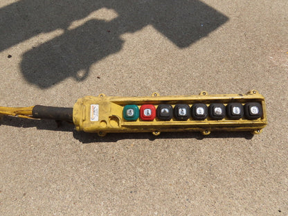 Harrington 2 Ton Top Running Bridge Crane 26' Span 2 Speed Hoist 12' Lift