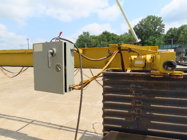 Harrington 2 Ton Top Running Bridge Crane 26' Span 2 Speed Hoist 12' Lift