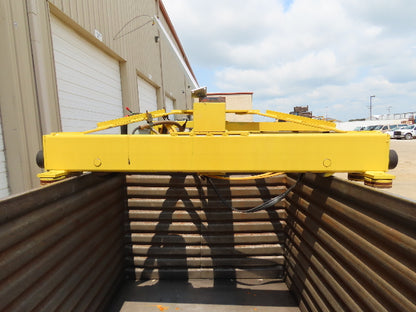 Harrington 2 Ton Top Running Bridge Crane 26' Span 2 Speed Hoist 12' Lift