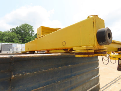 Harrington 2 Ton Top Running Bridge Crane 26' Span 2 Speed Hoist 12' Lift