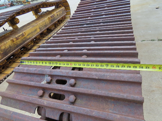 Komatsu PC400LC Steel Excavator Tracks 30"W 17' 10"L 48"H  Set of 2