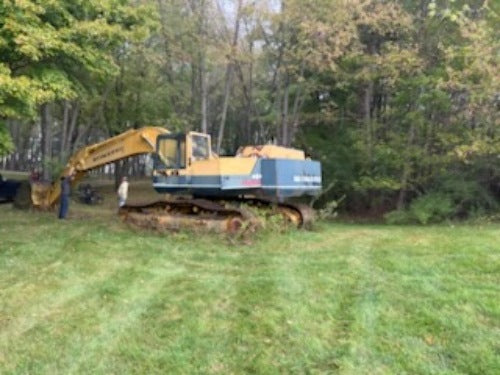 Komatsu PC400LC Steel Excavator Tracks 30"W 17' 10"L 48"H  Set of 2