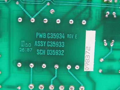 Seco PWB C35934 Printed Circuit Board PCB Servo Control Module ASSY C35933 Rev E