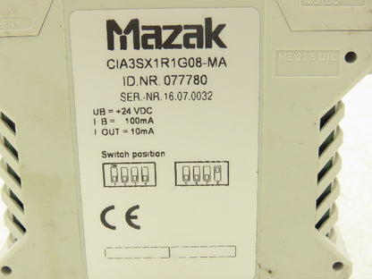 Mazak CIA3SX1R1G08-MA Interface Adaptor 24vDC IP20 DIN Mountable