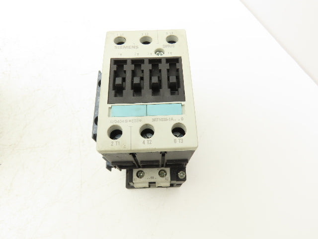 Siemens 3RT1035-1AK60 Motor Starter Contactor 40 A 18.5 kW 110/120V Lot of 4