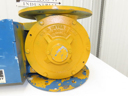 Wm W Meyer 8x8 SD Rotary Airlock Feeder Valve 8x8" Round Flange 3/4Hp 460V 3PH