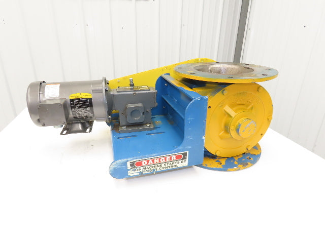 Wm W Meyer 8x8 SD Rotary Airlock Feeder Valve 8x8" Round Flange 3/4Hp 460V 3PH