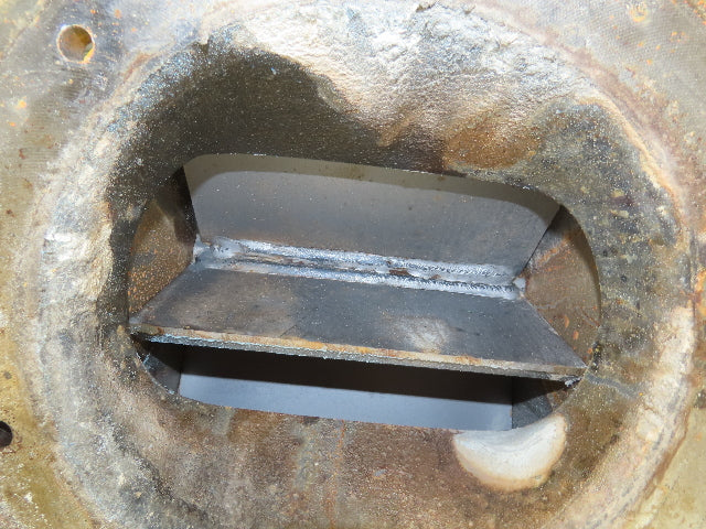 Wm W Meyer 8x8 SD Rotary Airlock Feeder Valve 8x8" Round Flange -No Drive