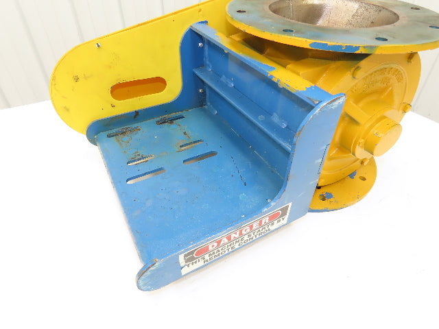 Wm W Meyer 8x8 SD Rotary Airlock Feeder Valve 8x8" Round Flange -No Drive