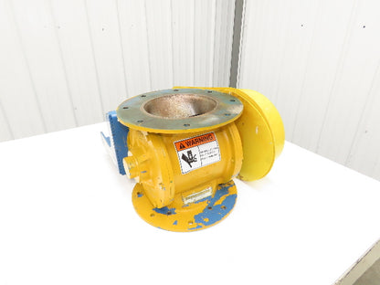 Wm W Meyer 8x8 SD Rotary Airlock Feeder Valve 8x8" Round Flange -No Drive
