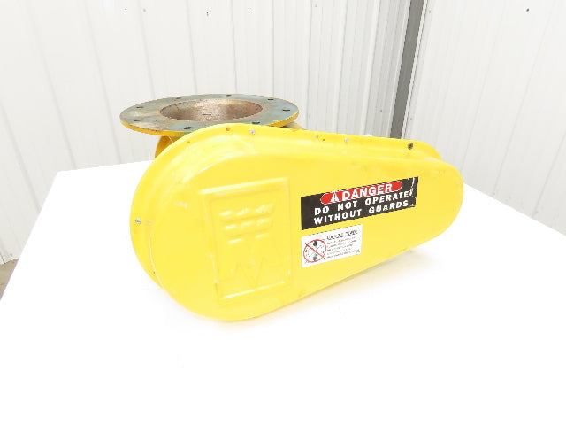 Wm W Meyer 8x8 SD Rotary Airlock Feeder Valve 8x8" Round Flange -No Drive
