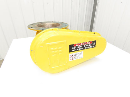 Wm W Meyer 8x8 SD Rotary Airlock Feeder Valve 8x8" Round Flange -No Drive