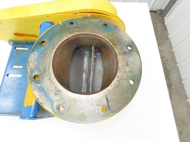 Wm W Meyer 8x8 SD Rotary Airlock Feeder Valve 8x8" Round Flange -No Drive